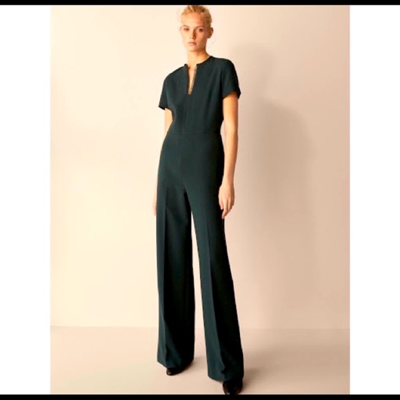 Massimo Dutti olive Green jumpsuit. - Picture 1 of 11